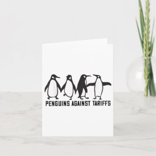 Vintage Penguins protesterar mot de berömda Pengui Kort
