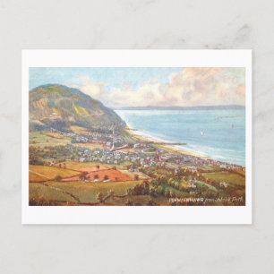 Vintage Penmaenmawr i Wales Vykort