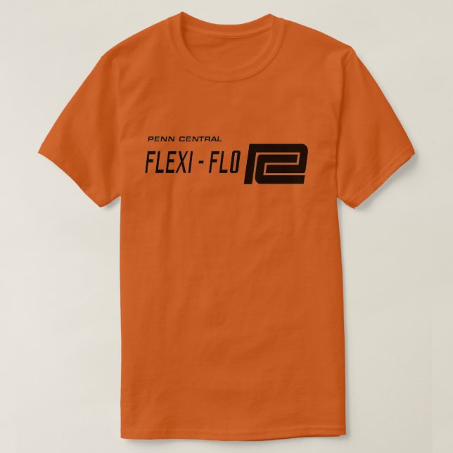 Vintage Penn Central Railroad Flexi Flo T Shirt (Design framsida)