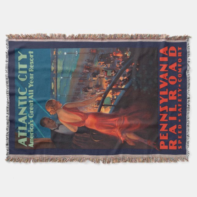 VINTAGE PENNSYLVANIA RAILROAD TRAVEL FILT (Framsidan)