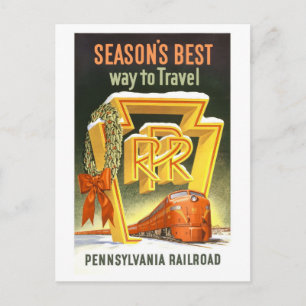Vintage Pennsylvania Railroad Vykort