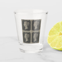 Vintage Penny Black Shotglas
