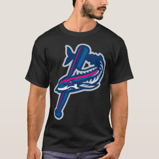 Vintage Pensacola Blue Wahoos Logotyp T-Shirt