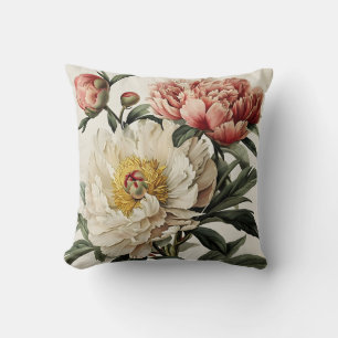 Vintage Peonies Kudde