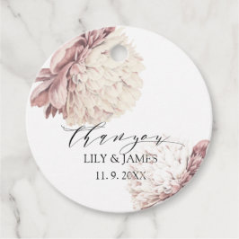 Vintage Peony botanical bröllop Gåvor Etiketter