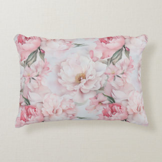 Vintage Peony Trädgård Mjuk Rodnad Prydnadskudde