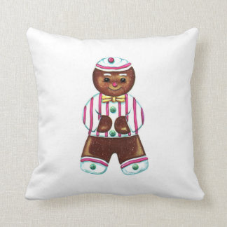 Vintage Pepparkaksgubbe Dekorativ kudde