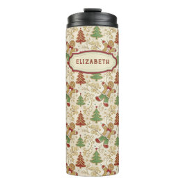 VINTAGE PEPPARKAKSGUBBE & JULGRANAR ANPASSNINGSBAR