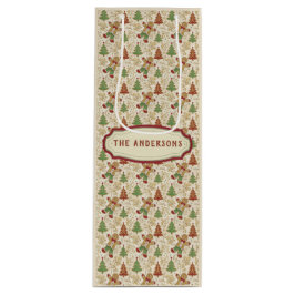 VINTAGE PEPPARKAKSGUBBE & JULGRANAR ANPASSNINGSBAR