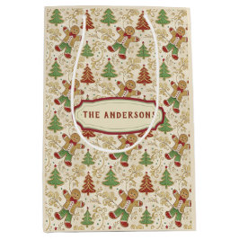 VINTAGE PEPPARKAKSGUBBE & JULGRANAR ANPASSNINGSBAR