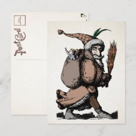 Vintage Pere Fouettard vykort