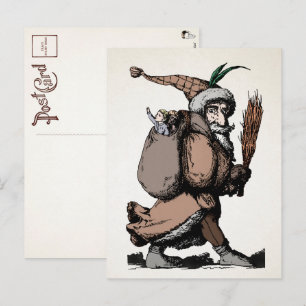 Vintage Pere Fouettard vykort
