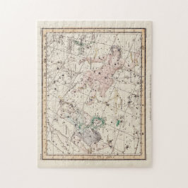 Vintage Perseus and Andromeda Constellations Map  Pussel