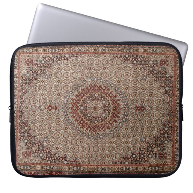 Vintage Persian Oriental Matta Carpet Laptop Fodral (Framsidan)