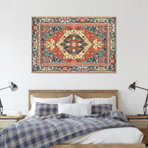 Vintage Persian Stil Ornamental Mandala Mönster Canvastryck