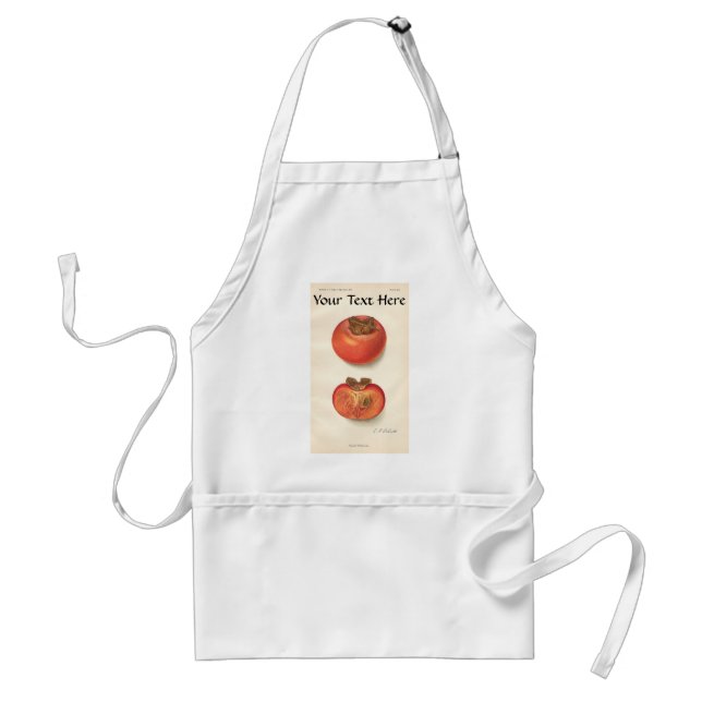 Vintage Persimmon Apron Förkläde (Framsidan)