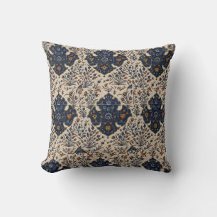 Vintage Persisk Blommönstrad Kuddthrow – Elegant Kudde