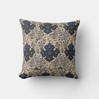 Vintage Persisk Blommönstrad Kuddthrow – Elegant Kudde