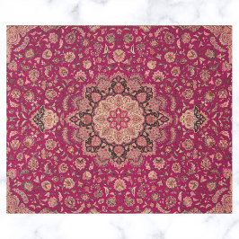 Vintage Persiska Blommigten Matta Mönster Presentpapper