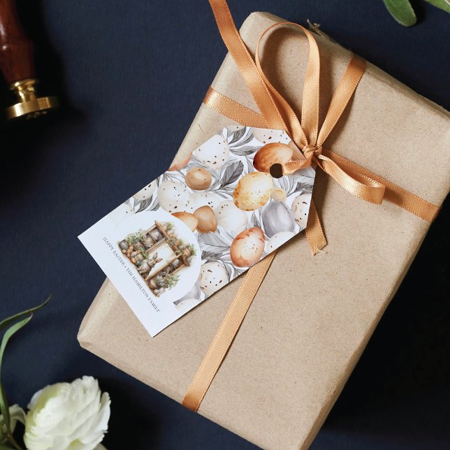 Vintage Personlig Påsk Presentetikett (Skapare uppladdad)