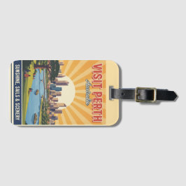 Vintage Perth Australia, Retro Sunshine & Scenery  Bagagebricka