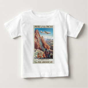 Vintage Peru i Incas via Pan American Travel Tee