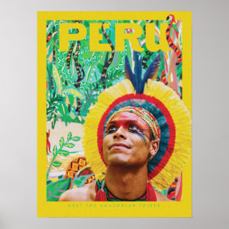 Vintage Peru Poster