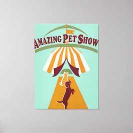 Vintage Pet Poster Canvastryck