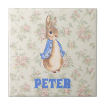 Vintage Peter Rabbit Beatrix Potter Blommigt Barn