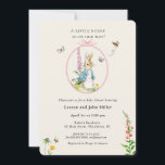 Vintage Peter Rabbit Rosa Flicka Shower Inbjudningar<br><div class="desc">Flicka Baby Shower-inbjudan till Cute hand målade vattenfärgen vintage stil Peter kanit "lite bunny är på väg".</div>