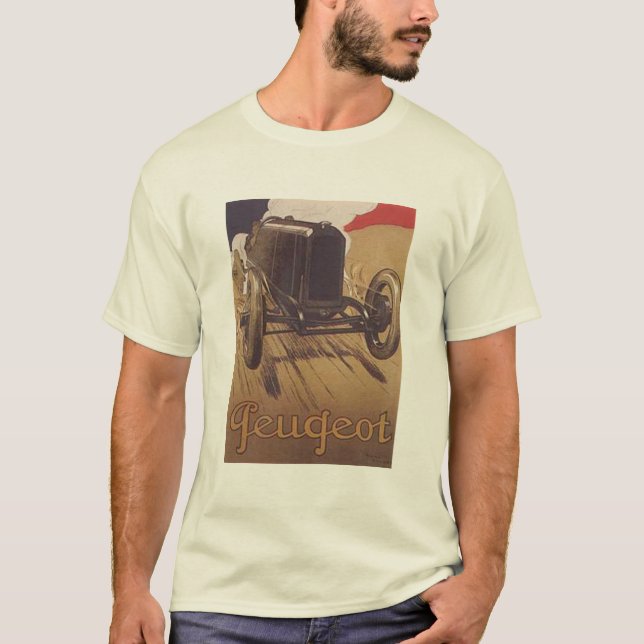 Vintage Peugeot Ad 3 Tee (Framsida)