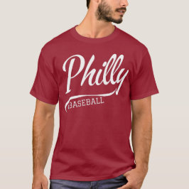 Vintage Philadelphia Baseball Skyline Retro Philly T Shirt
