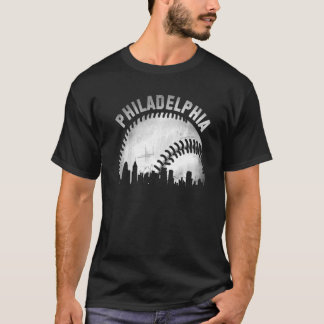 Vintage Philadelphia Skyline City Baseball 1 T Shirt