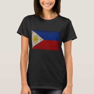 VINTAGE PHILIPPINSKA FLAGGAN SUVERÄN PRESENT T-Shi T Shirt