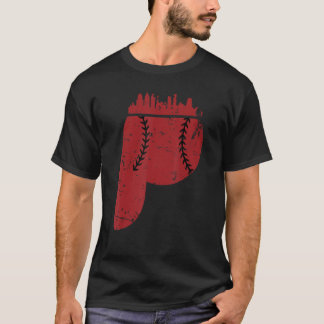 Vintage Philly Baseball Älskare Baseball Fläkt_1 T Shirt