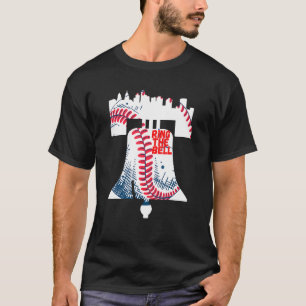 Vintage Philly Ring Bell Philadelphia Baseball T Shirt
