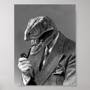 Vintage Philosoraptor-utskrift (cirka 1862) Poster