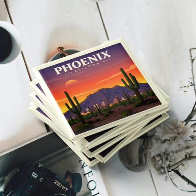 Vintage Phoenix Arizona Magnet (Skapare uppladdad)