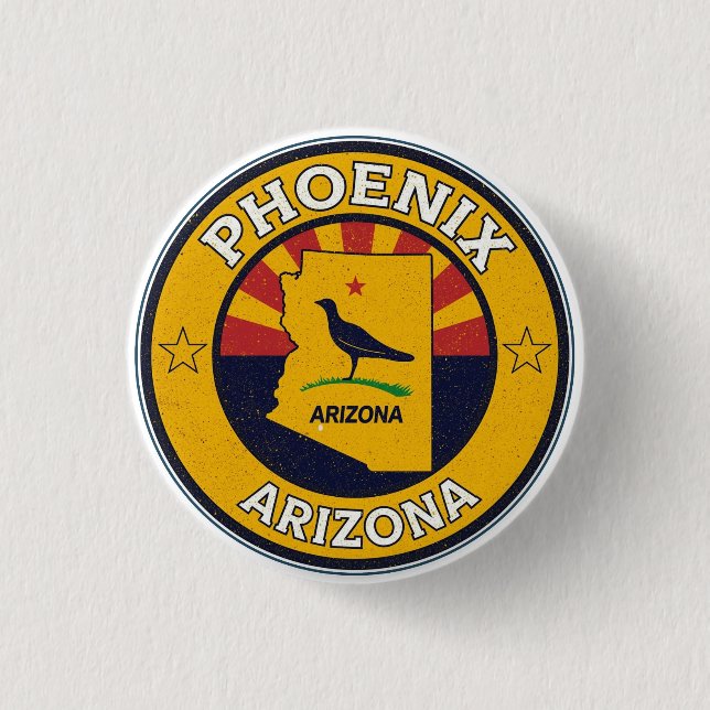 Vintage Phoenix, Arizona-presenter Knapp (Framsida)