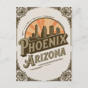 Vintage Phoenix Arizona Vykort