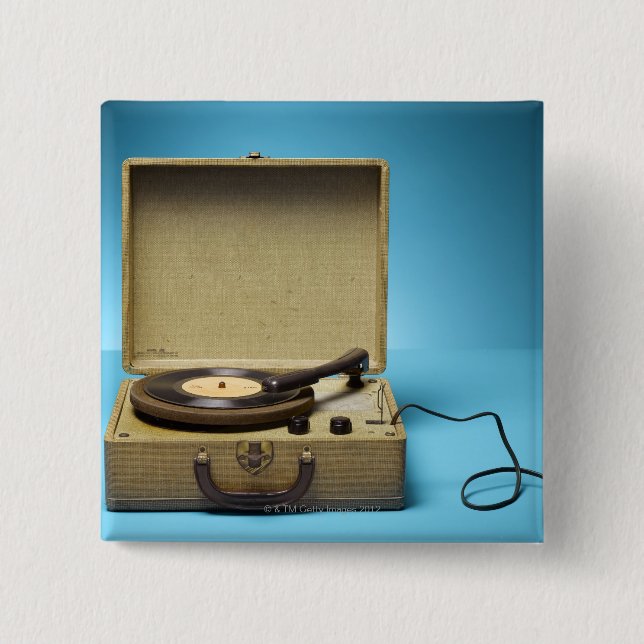 Vintage Phonograph Knapp (Framsida)