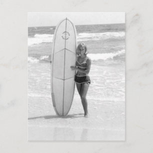 Vintage Photo Bikini Girl Fort Walton Beach Fl. Vykort