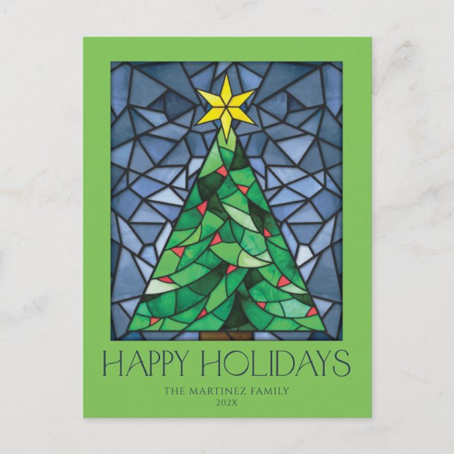 Vintage Photo Glad helg Star (Framsida)