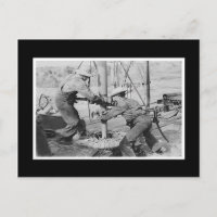 Vintage Photo Manar working