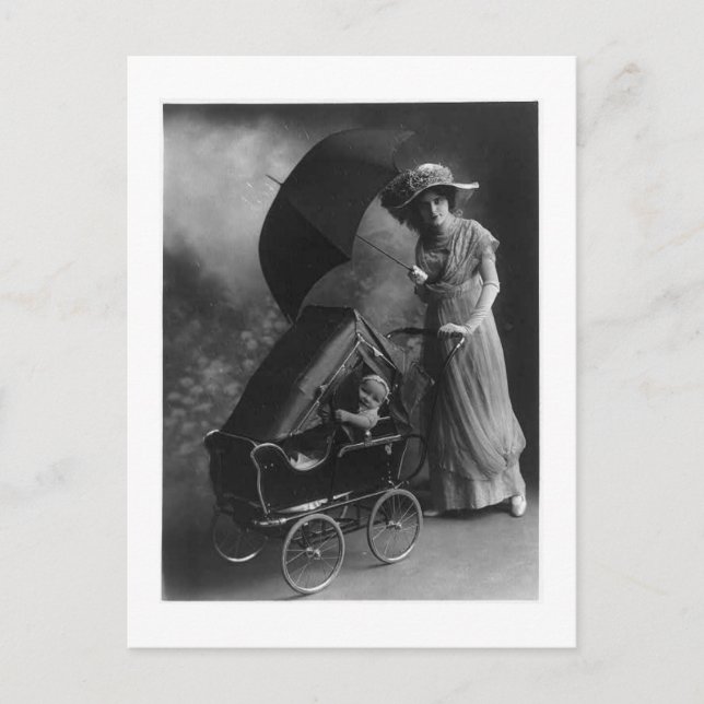 Vintage Photography Porträtt vycard Vykort (Framsida)