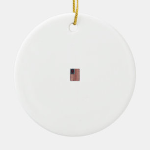 Vintage Pi Amerikansk Flagga Matematiklärare Tröja Julgransprydnad Keramik