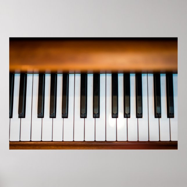 Vintage piano. abstrakt, antiq poster (Framsidan)