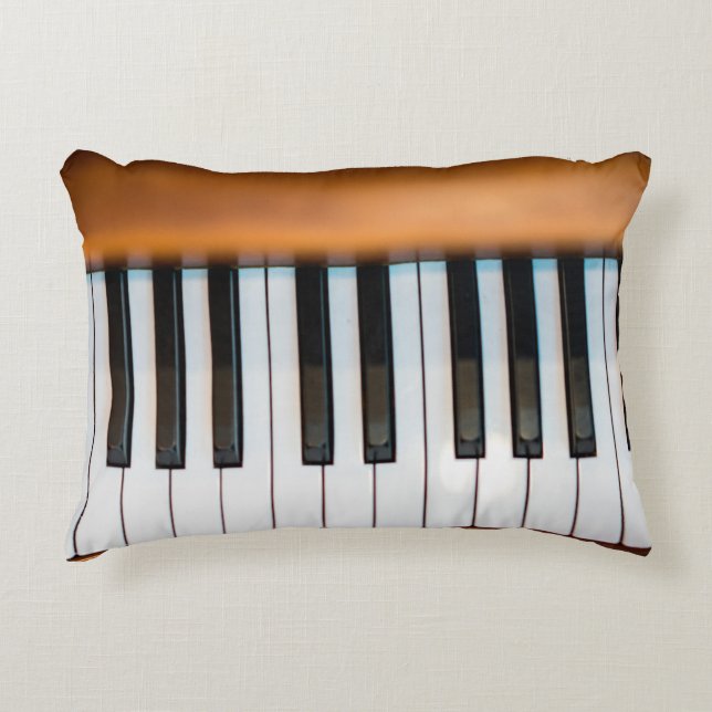 Vintage piano. abstrakt, antiq prydnadskudde (Framsidan)