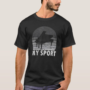 Vintage Piano är min musikfilm Retro Pianist T Shirt