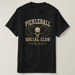 Vintage Pickleball Social Club Retro Country Club T Shirt